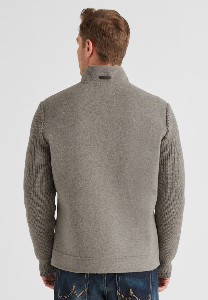 Kennedy Jacket, Wool Stretch, Light Grey
