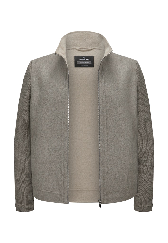Kennedy Jacket, Wool Stretch, Light Grey