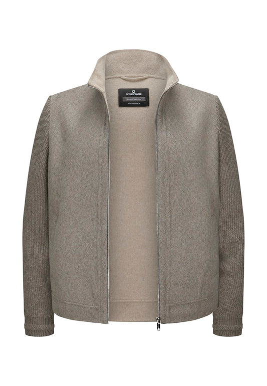 Kennedy Jacket, Wool Stretch, Light Grey