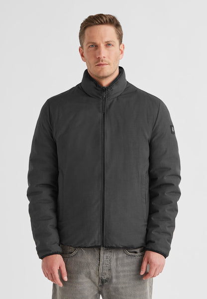Reversible Jacket, Microfiber Sorona®, Anthracite-Sand