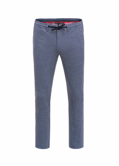 Cotton Blend Jogger, Smoke Blue