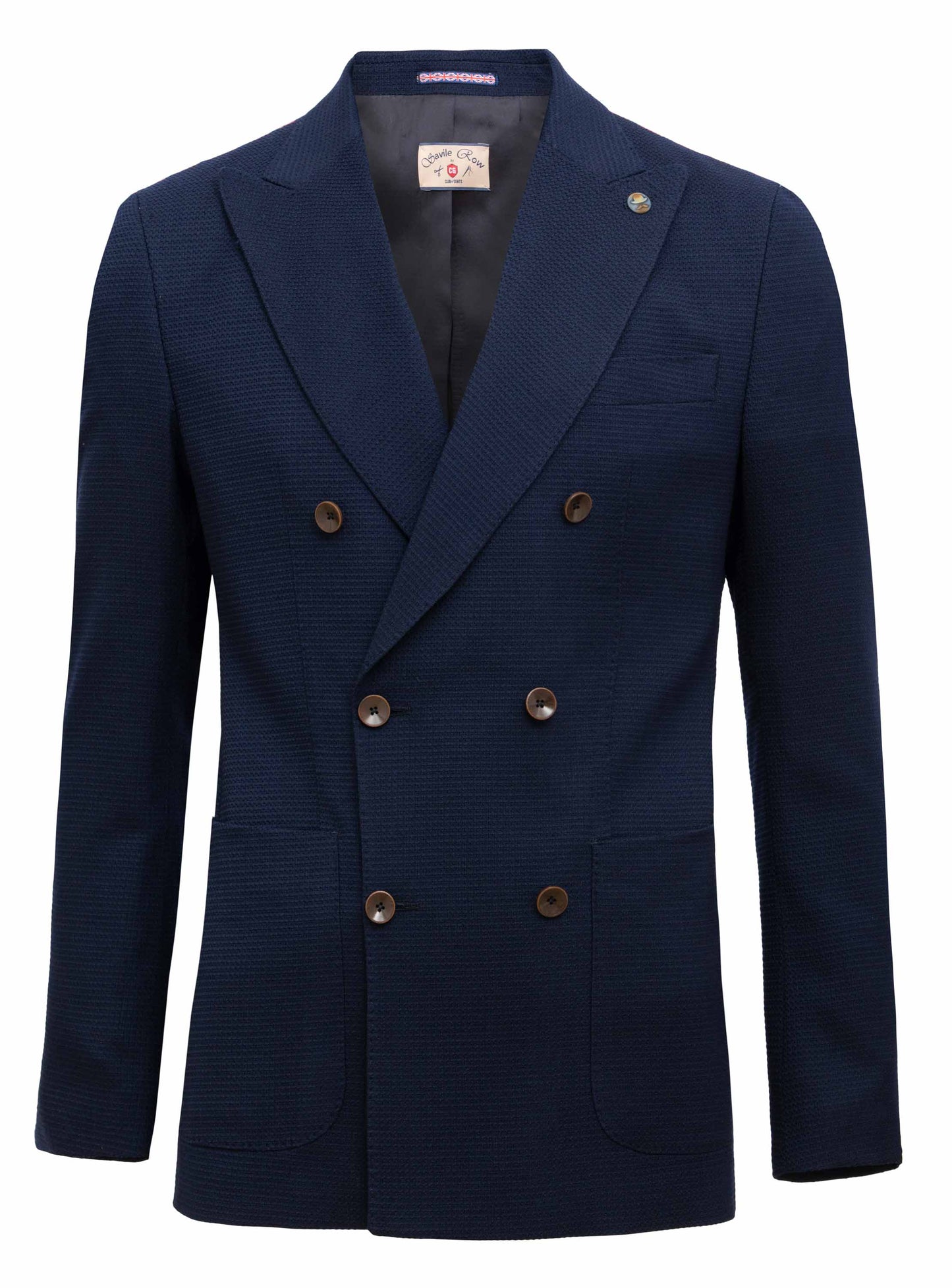 Structured Double-Breasted Blazer