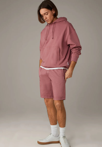 Strellson Cross Flex Chino Shorts in Pink / Rose