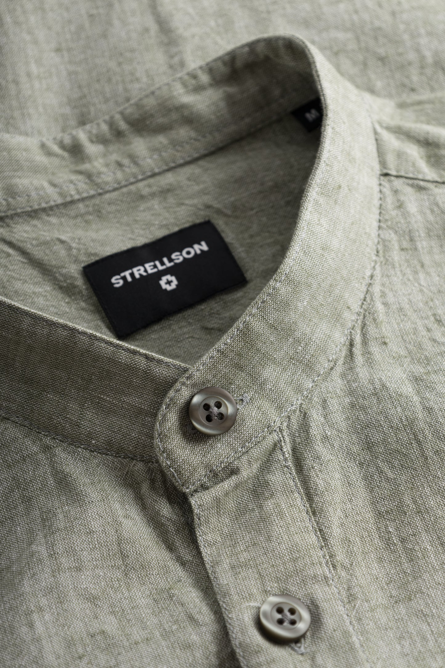 STRELLSON  Linen Shirt, Light Green