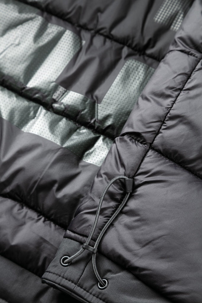 First Fused Quilted Jacket in Black