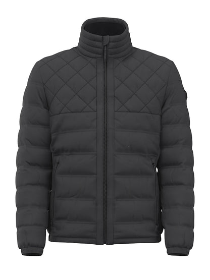 Clason Fused Quilted Jacket in Black