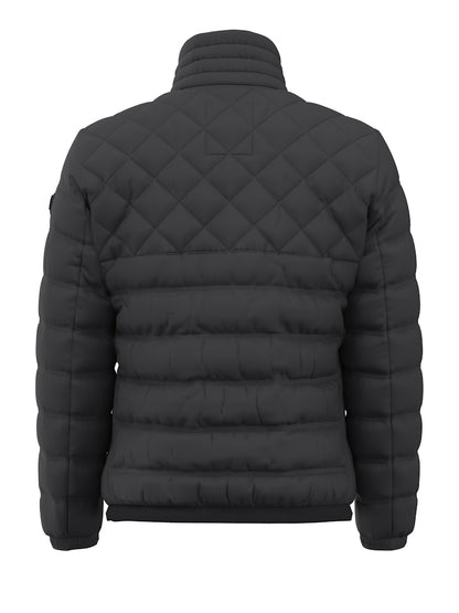 Clason Fused Quilted Jacket in Black