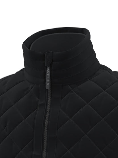 Clason Fused Quilted Jacket in Black