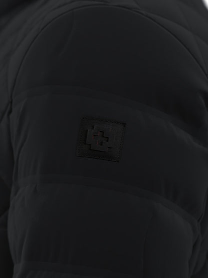 Clason Fused Quilted Jacket in Black