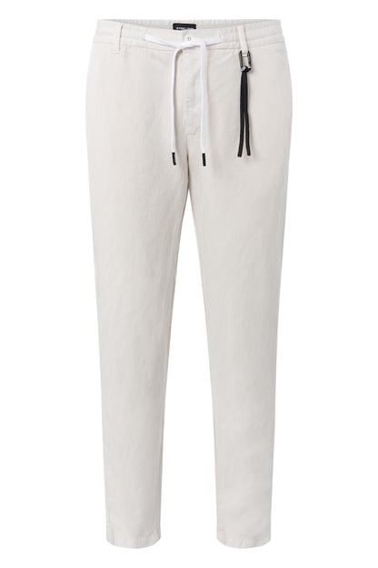 Saturn Linen Blend Jogger, White