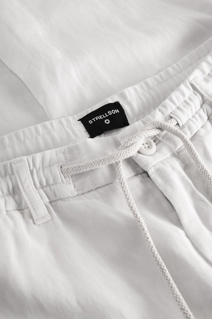 Saturn Linen Blend Jogger, White
