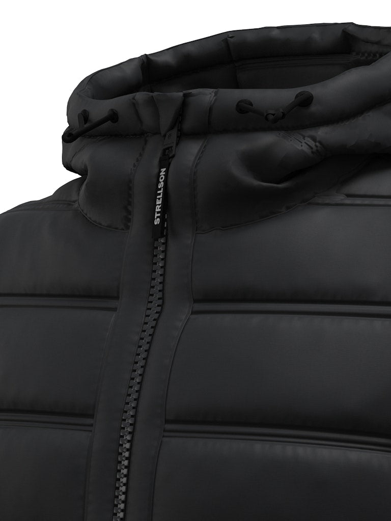 Modica Fused Quilted Jacket in Black
