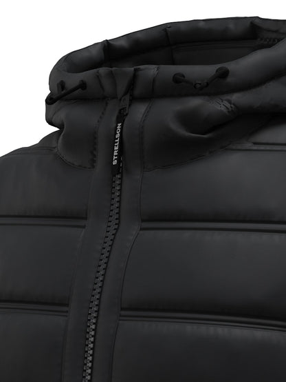 Modica Fused Quilted Jacket in Black