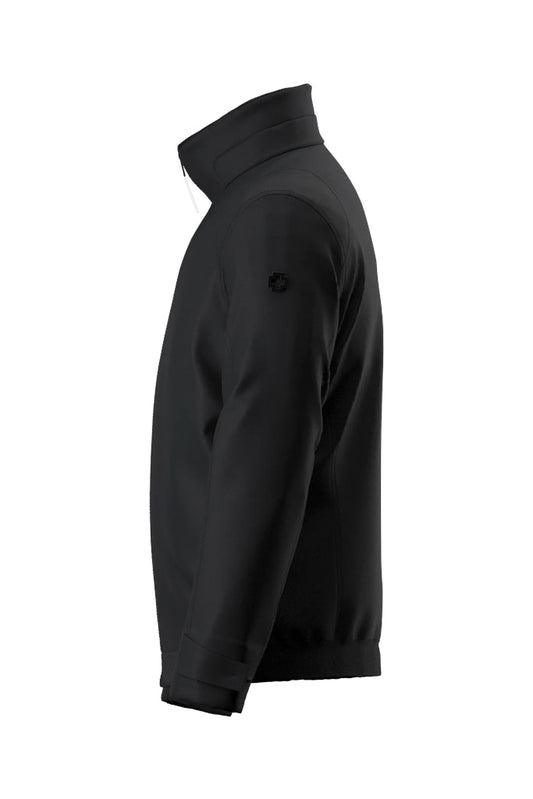 Lucca Windbreaker Jacket in Black