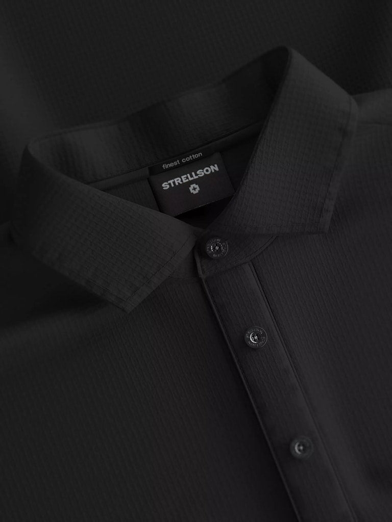 Fisher Polo Shirt, Black