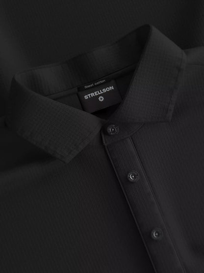 Fisher Polo Shirt, Black