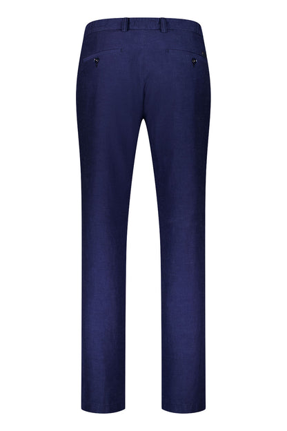 Baxter Linen Jogger pants, Blue