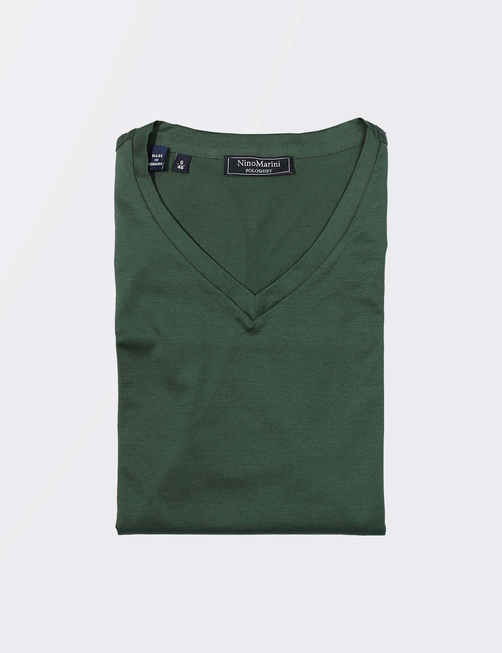 Nino Marini Green V-Neck T-Shirt