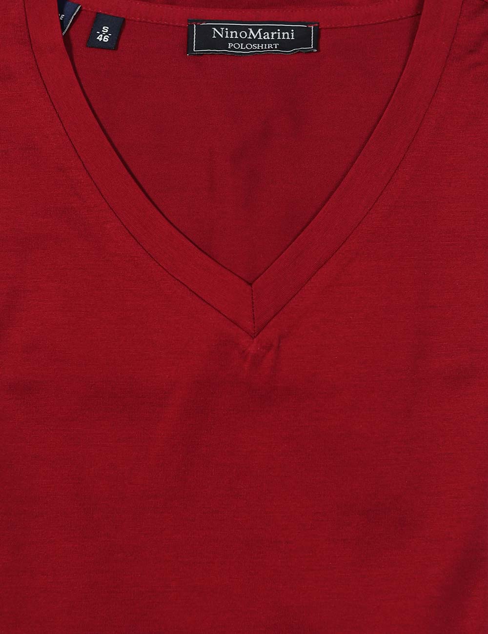 Nino Marini Red V-Neck T-Shirt