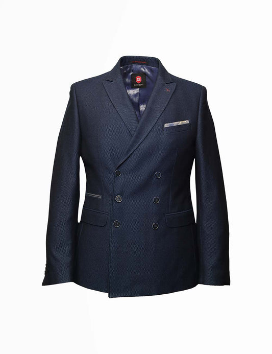 Club of Gents Double Breasted Navy Blazer