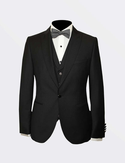 black patterned wedding suit by club of gents