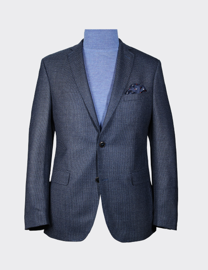 CARL GROSS New Wool Blazer, Blue