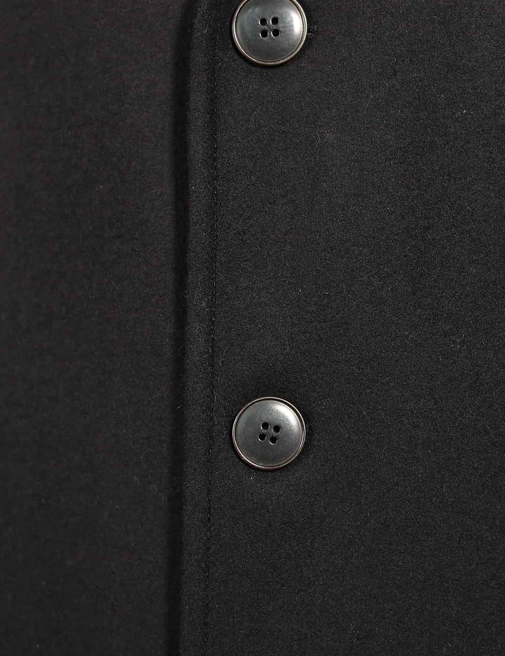 CARL GROSS Wool & Cashmere Blend Coat, Black