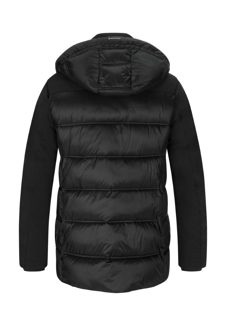 black winter jacket for men, water and wind proof