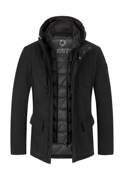 black winter jacket for men