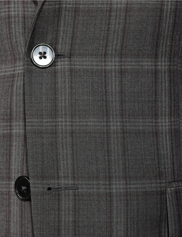 F.LLI CERRUTI DAL 1881 Wool Suit, Grey patterned
