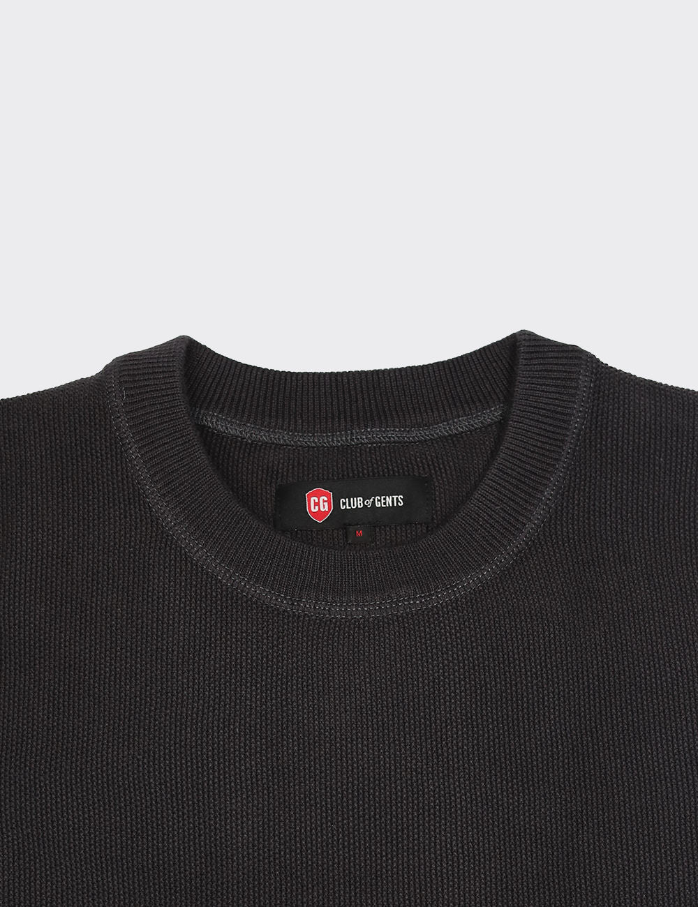 CLUB OF GENTS Round Neck Pull, Anthracite